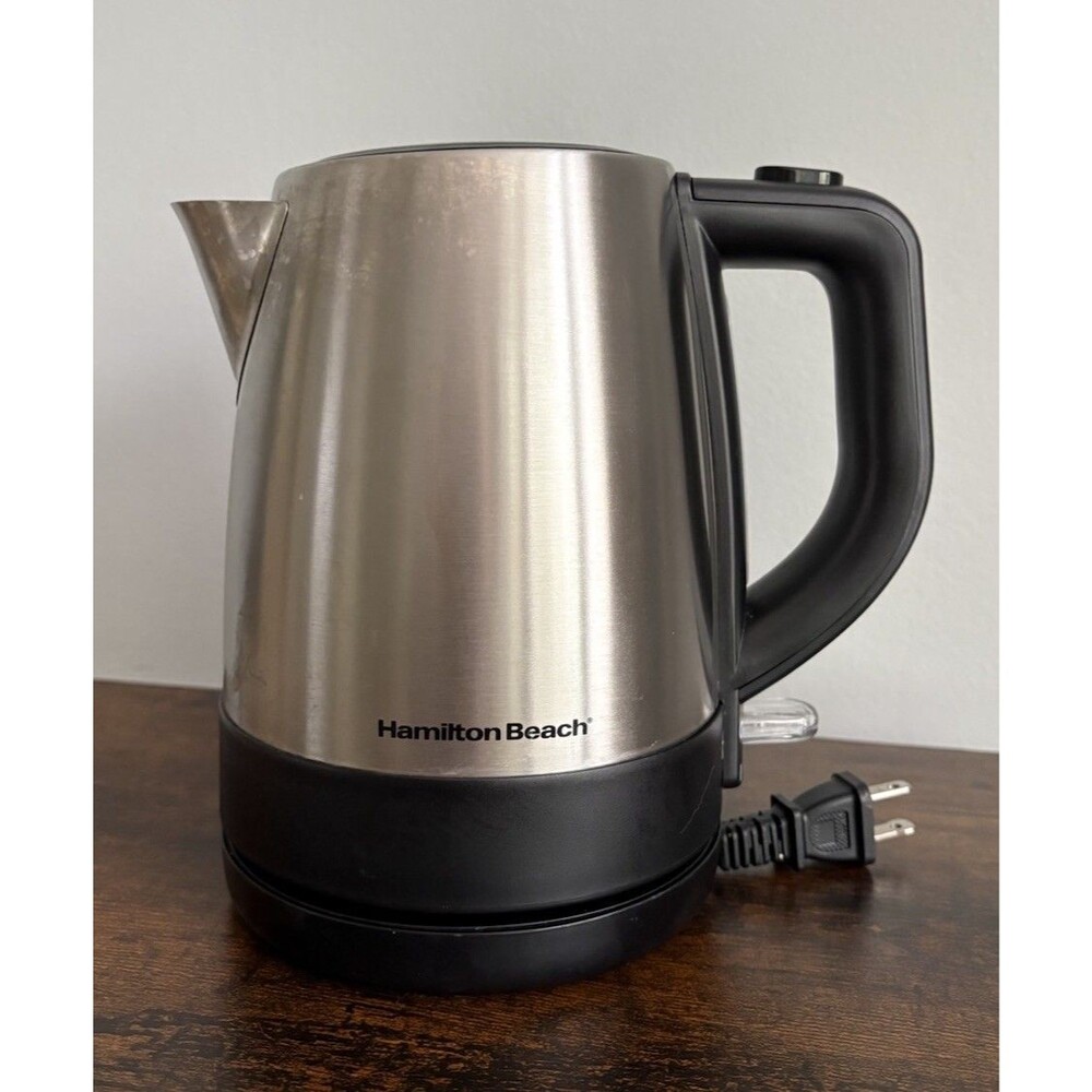 Hamilton Beach Cordless Electric Kettle 1.0 L Stainless Steel Water Indicator